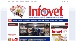 Desktop Screenshot of majalahinfovet.com